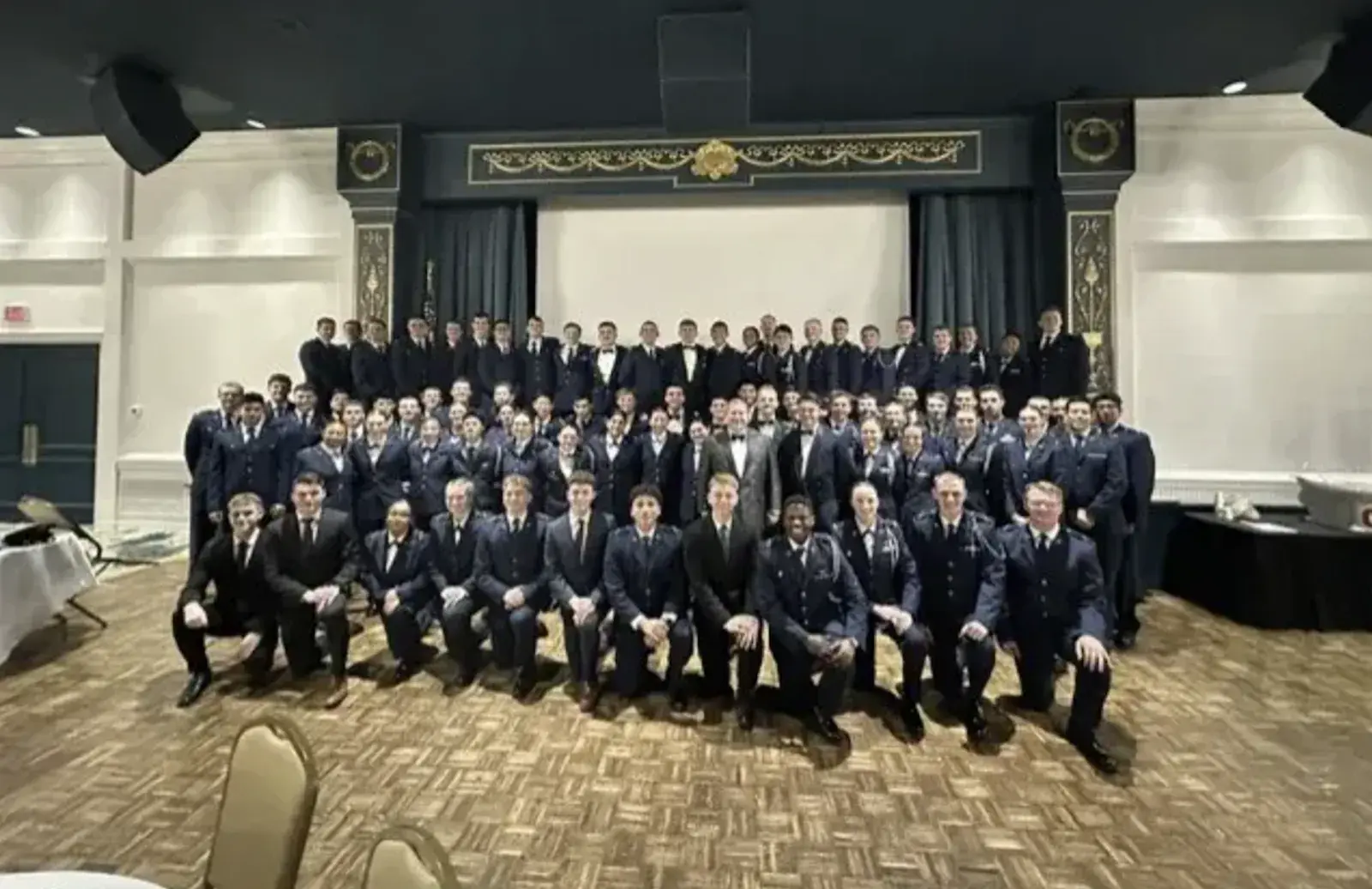 Group of ROTC Society Alumni.