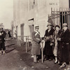 Fans outside of Ohio Stadium in 1930, courtesy of University Archives.