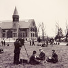 Photography class in 1908, courtesy of University Archives.