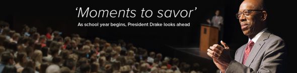 President Drake looks ahead to new school year