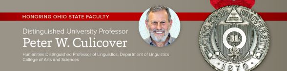 Distinguished University Professor Peter Culicover