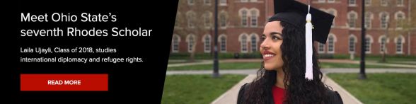 Ohio State Student Named Rhodes Scholar
