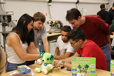Students at work