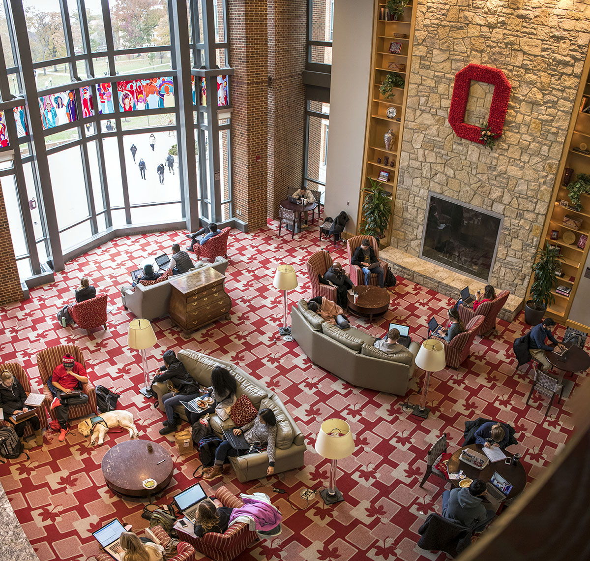 Ohio Union fireplace lounges | The Ohio State University