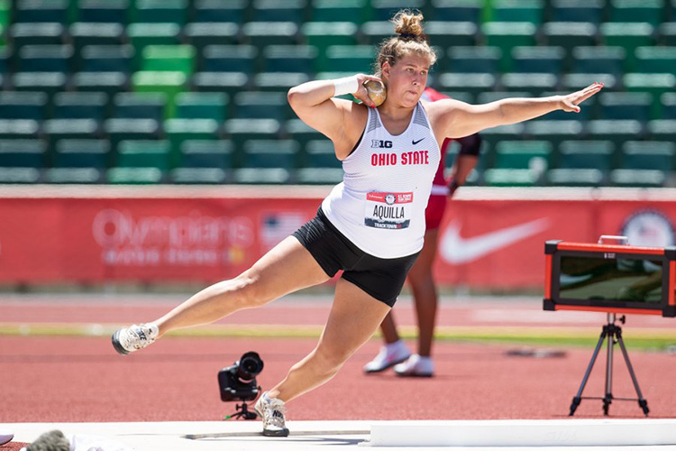 Ohio State shot putter Adelaide Aquilla