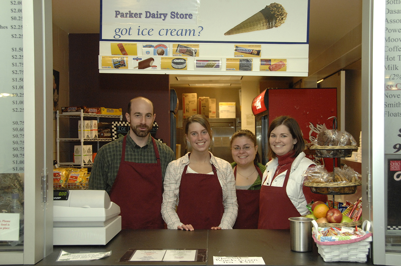 The Parker Dairy Store sells ice cream, sandwiches, chili and other food at affordable prices. Photography by Jo McCulty.
