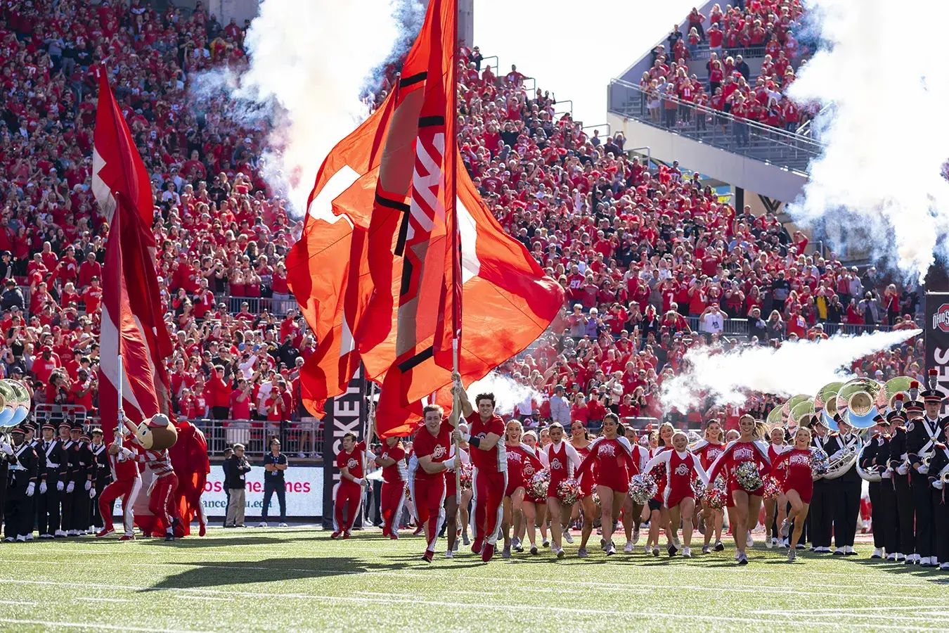 Game day experience and sights during the football game against Iowa at Ohio Stadium (The Horseshoe)