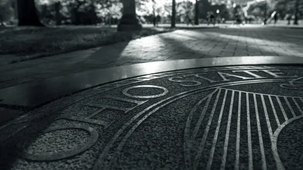 Seal of The Ohio State University on the Oval