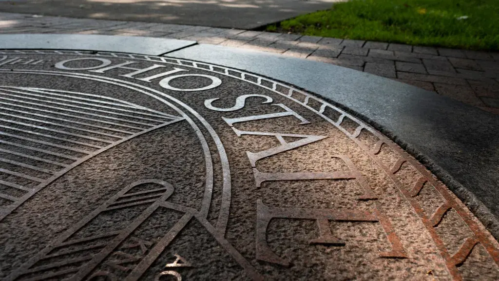 Seal of The Ohio State University on the Oval