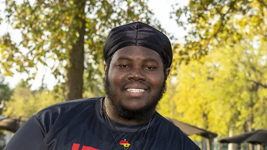 Photo of Ohio State student Aaron Sakwa