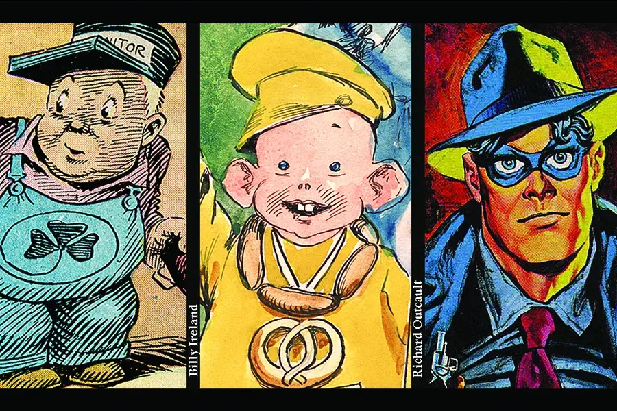 Cartoon drawings from the Billy Ireland Cartoon Library and Museum
