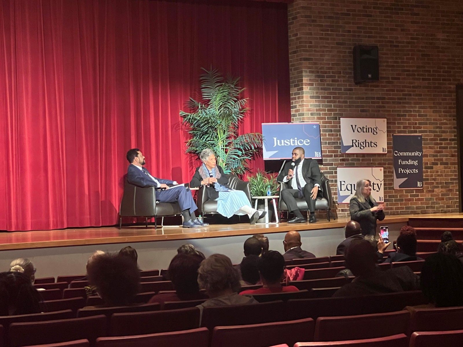 Congresswoman Joyce Beatty speaks at Ohio State event.