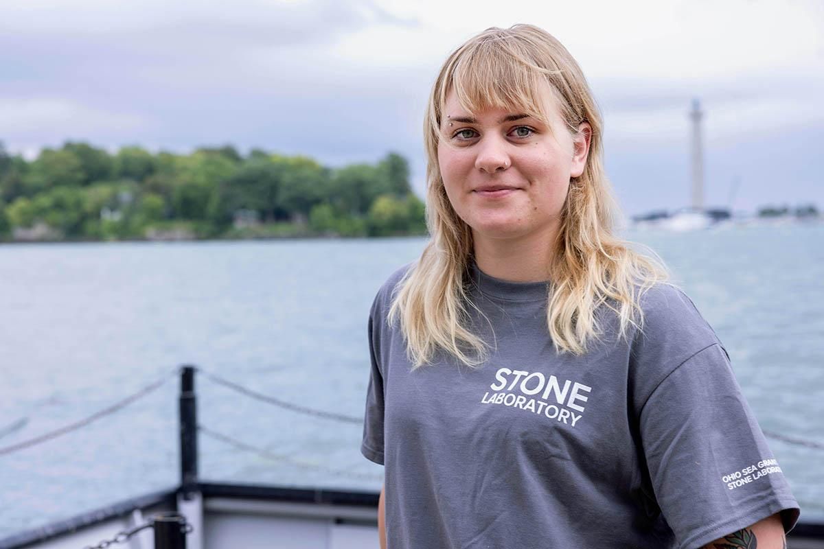 Alex Kushnir spent the past two summers at Ohio State’s Stone Laboratory on Put-In-Bay in Lake Erie as a student and researcher.