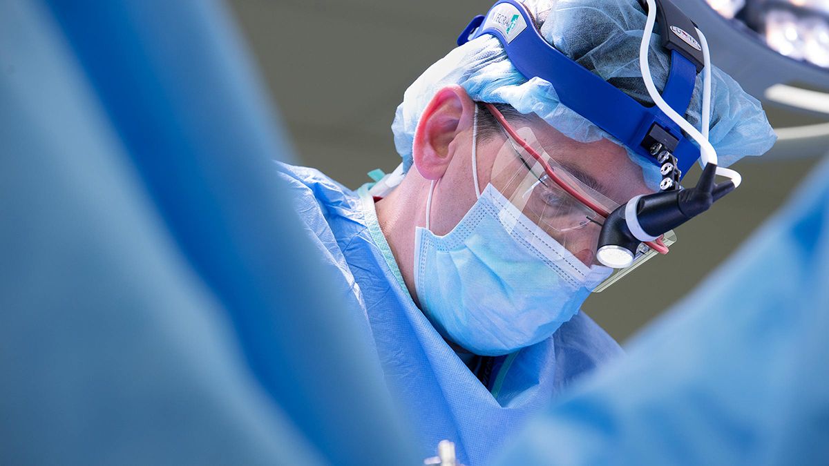 Dr. Timothy Pawlik battles cancer in an operating room as a surgeon at The Ohio State University Wexner Medical Center.