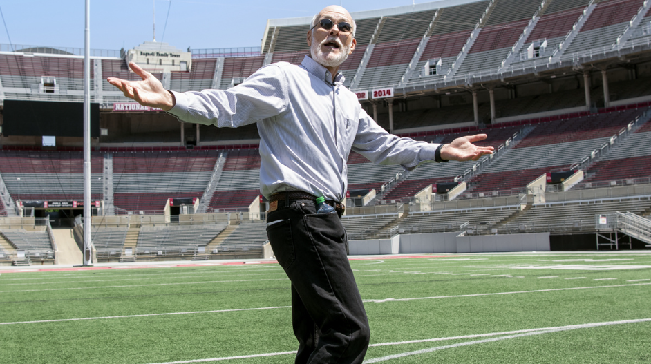 Bob Long in Ohio Stadium.