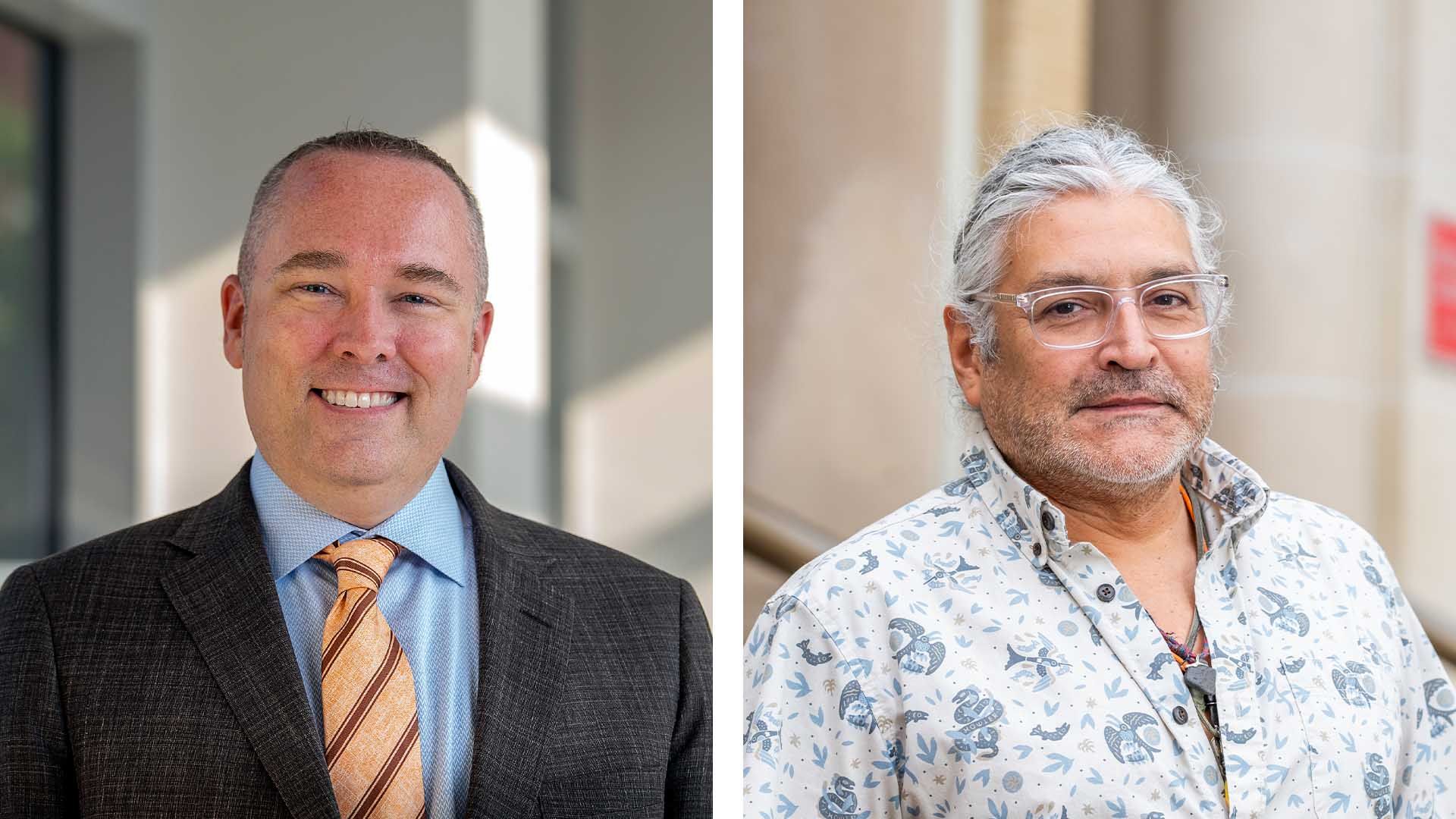 Headshot of Dr. Craig Bryan on the left and headshot of Mike Fairman on the right