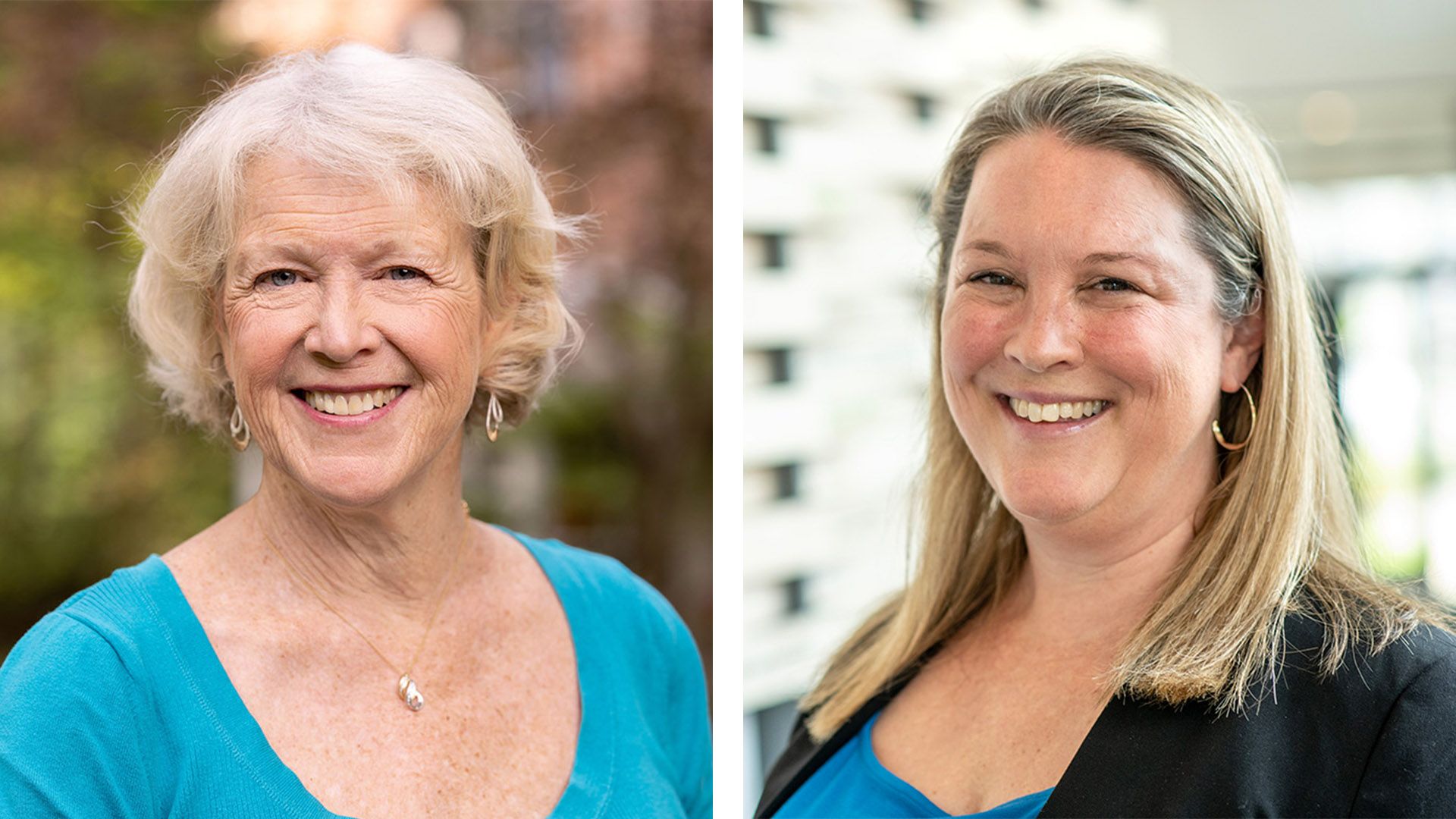 Headshot of Maryanna Klatt on the left and a headshot of Jennifer Cheavens on the right