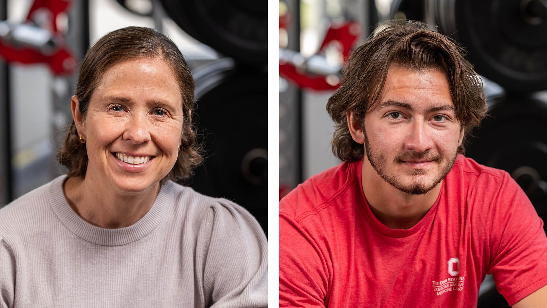 Headshot of Carmen Swain on the left and headshot of Anthony Dujmovic on the right