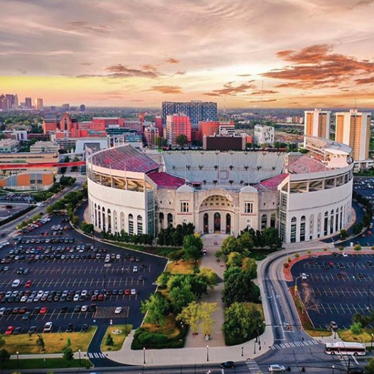 Ohio Stadium sunset